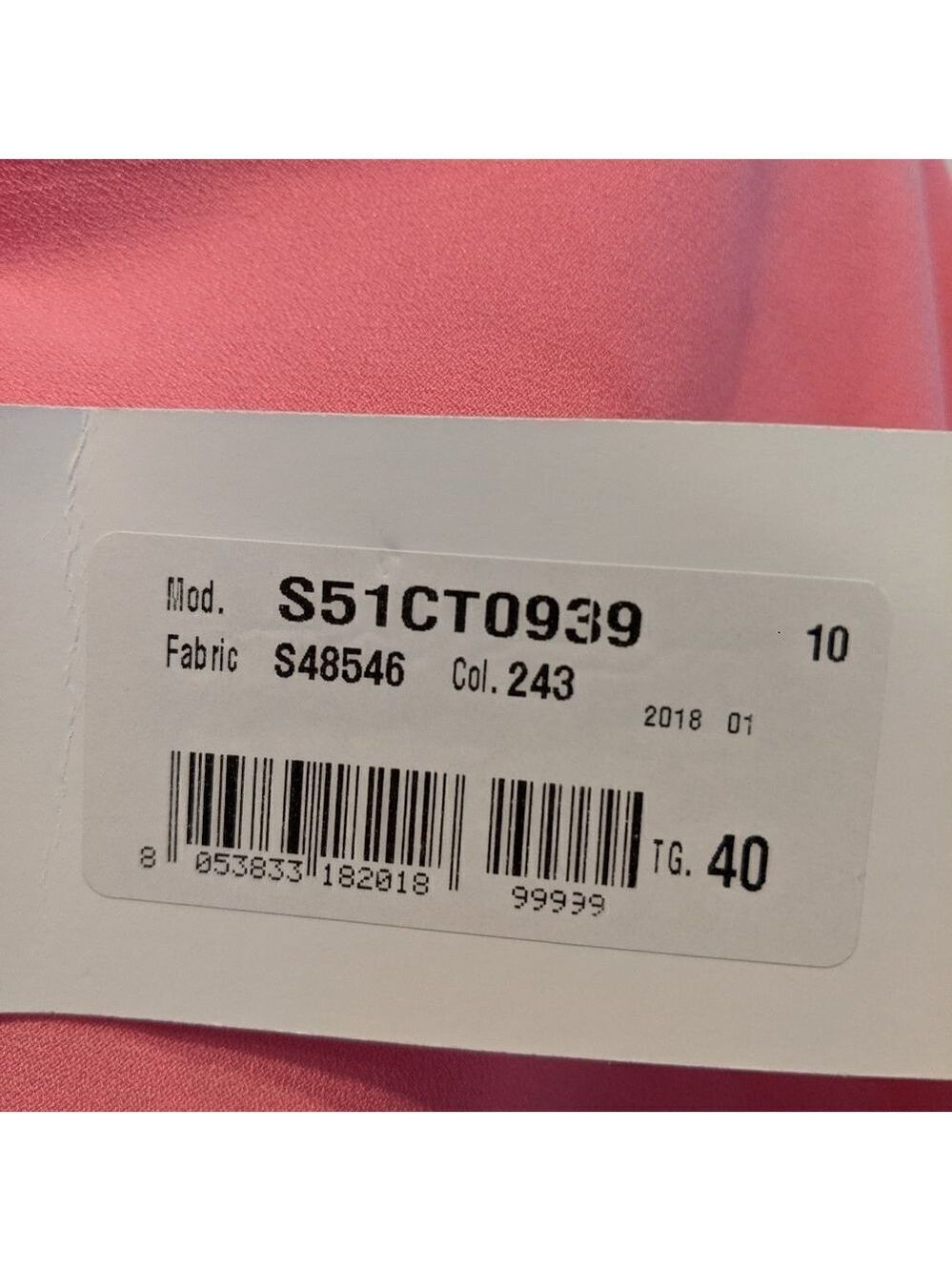 MAISON Martin Margiela pink mini dress 4(40) BNWT no belt - Picture 7 of 13
